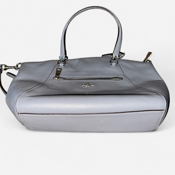 Coach Gray Leather Crossbody Bag - Picture 3 of 5